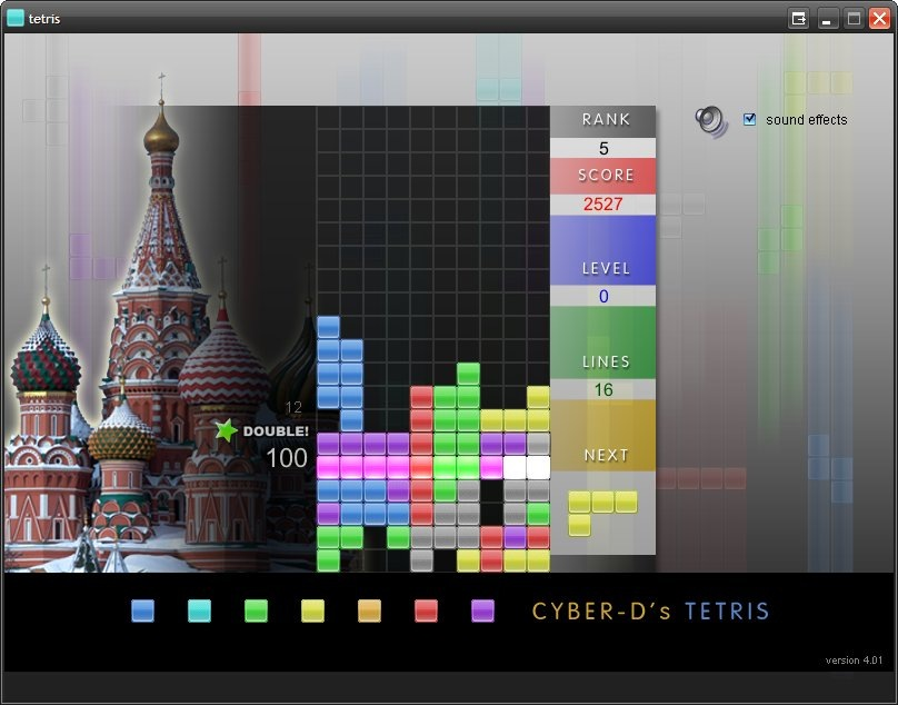 Cyber-D's Tetris 2.03 free download - Software reviews ...