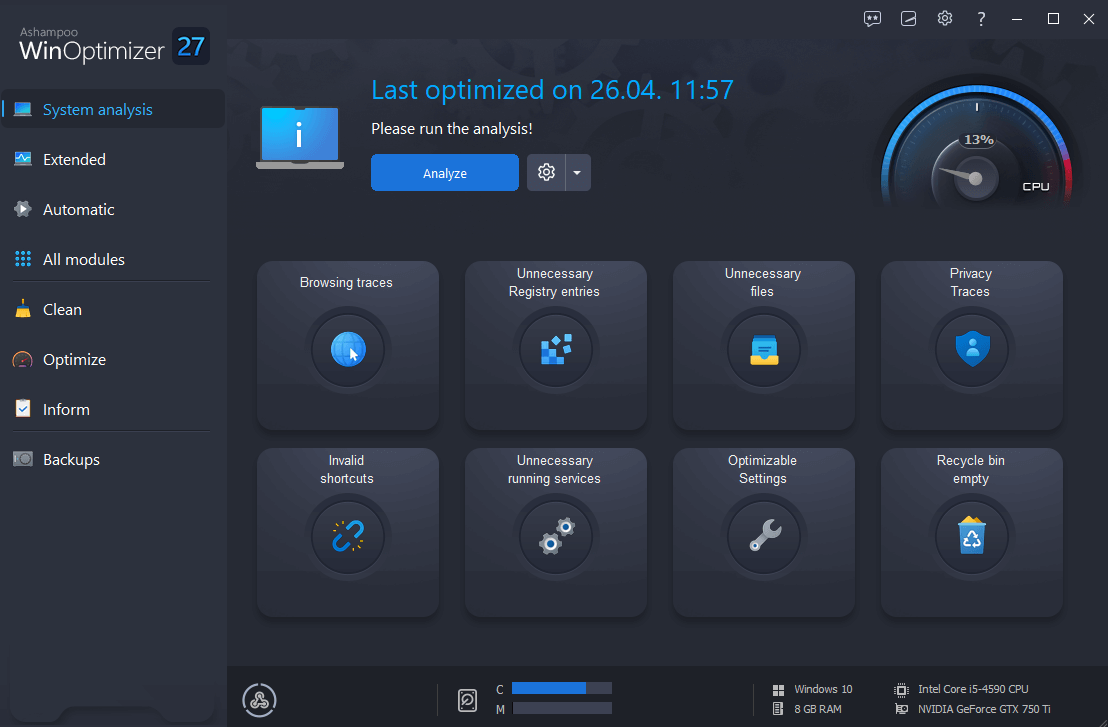 ashampoo win optimizer 12