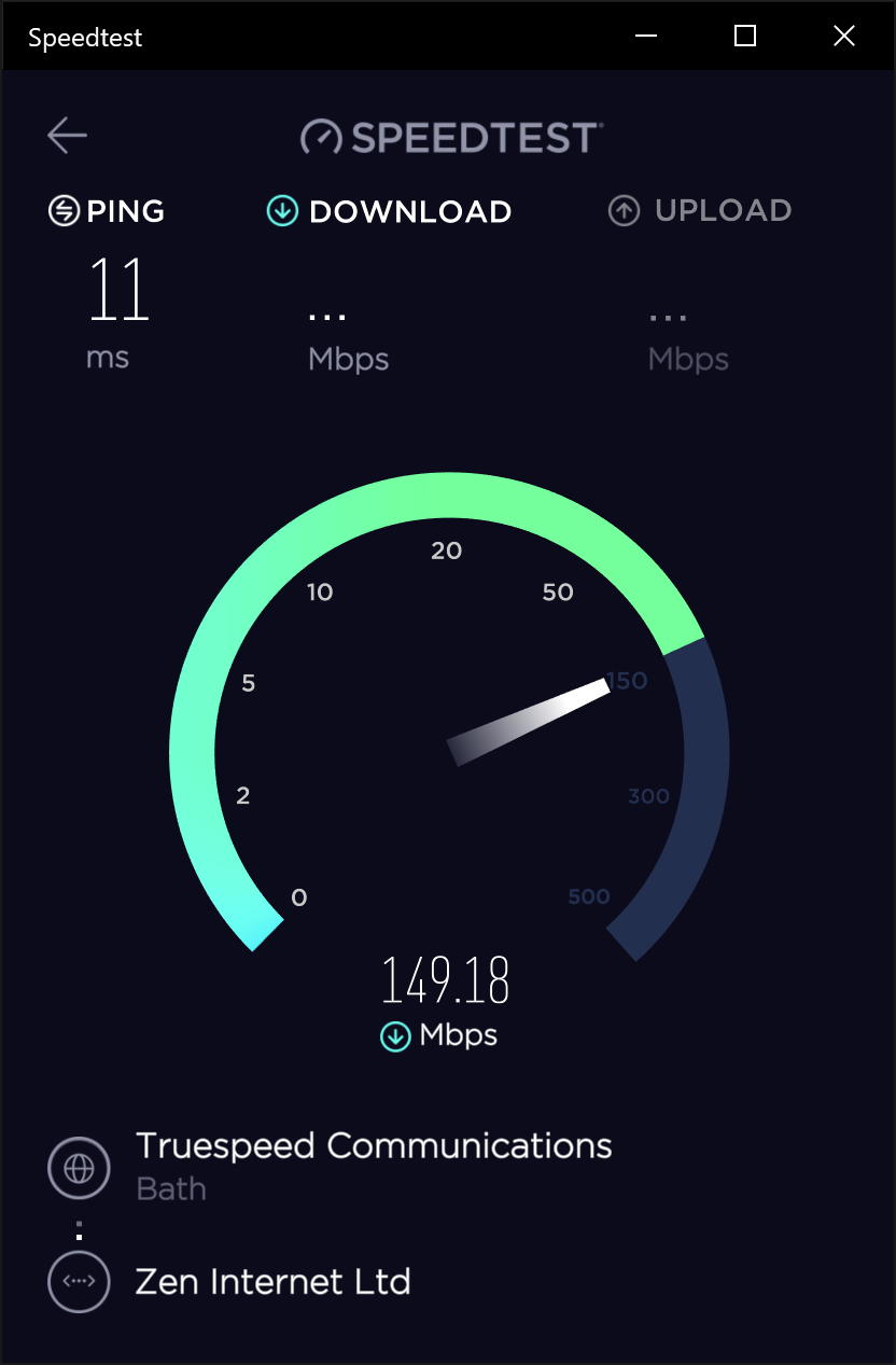 online internet speed test ookla