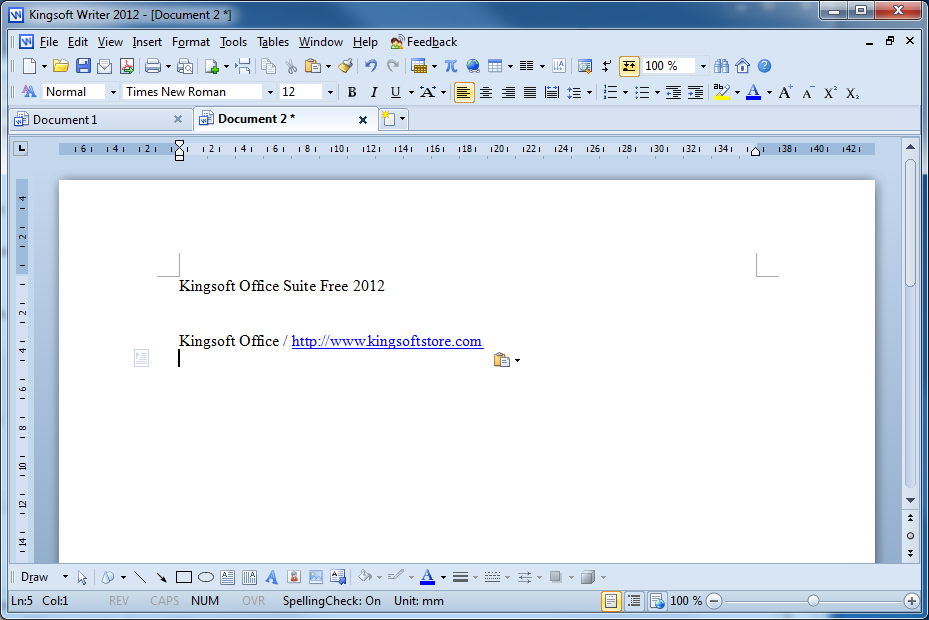 Writer for Microsoft Word