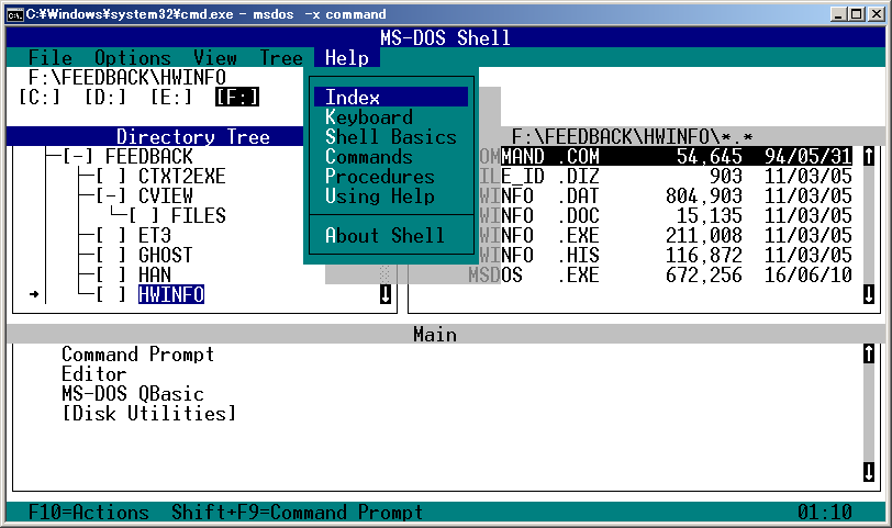 windows dos free download