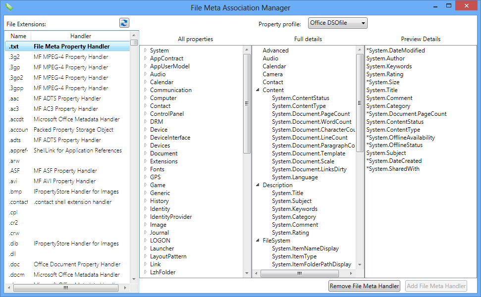 Metadatics download the last version for windows