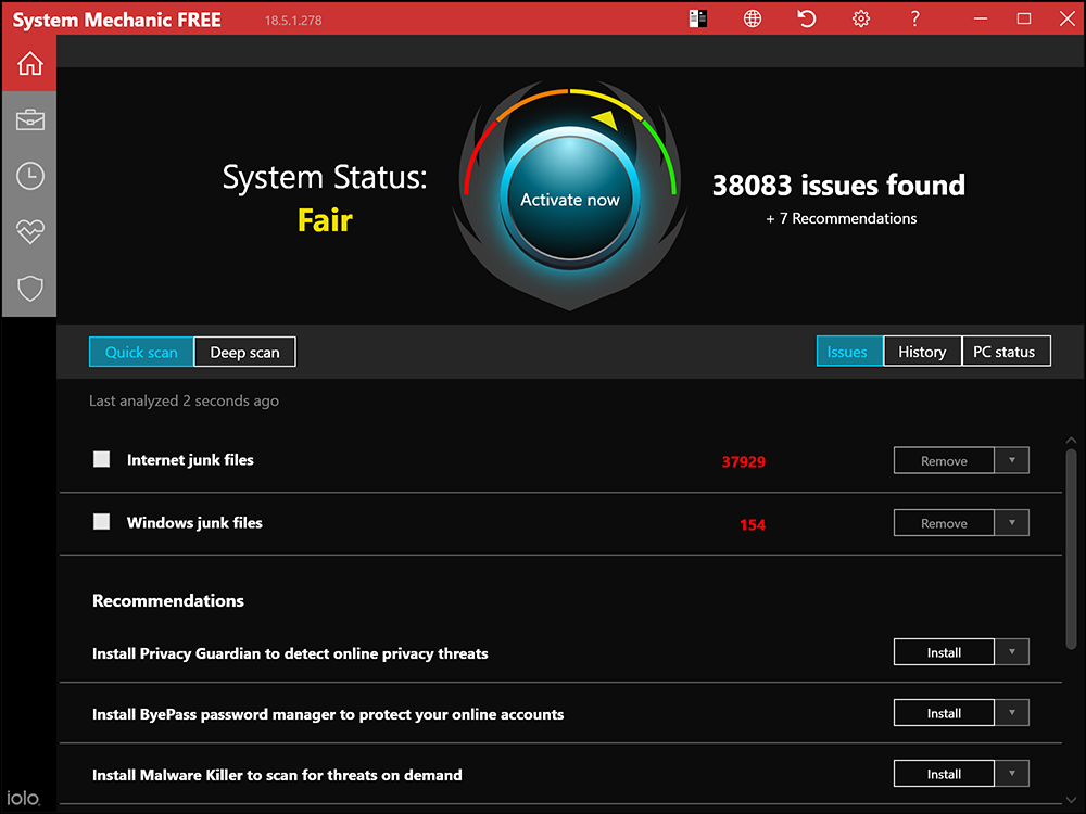 iolo system mechanic pro code pcmag