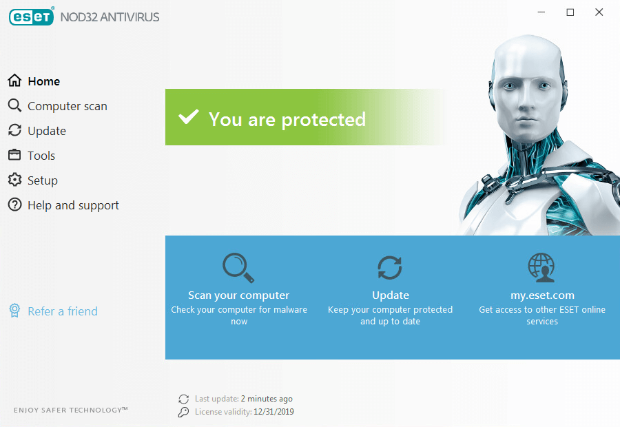 eset endpoint antivirus rating