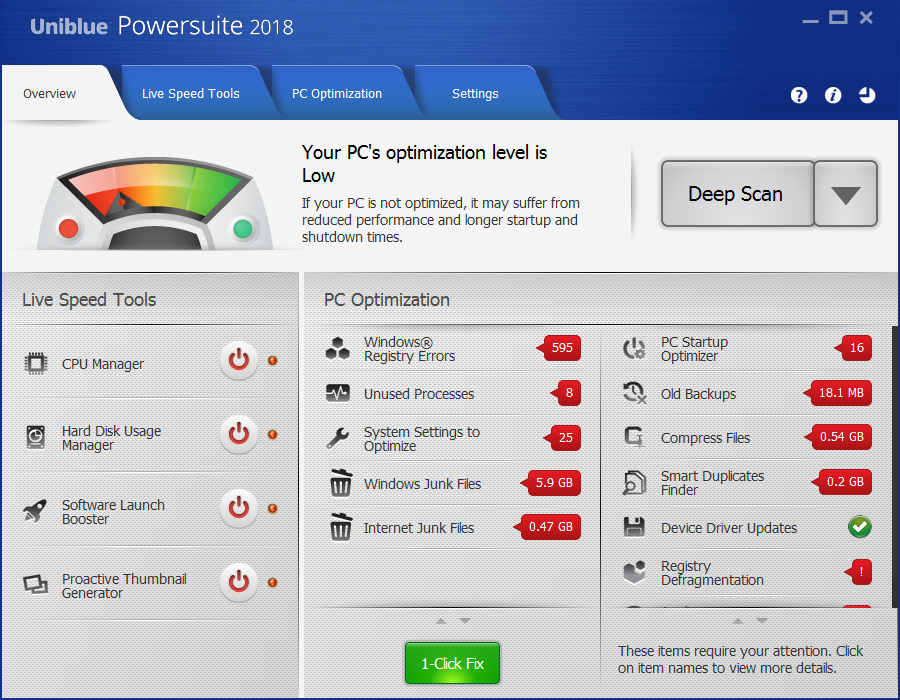 uniblue power suite free