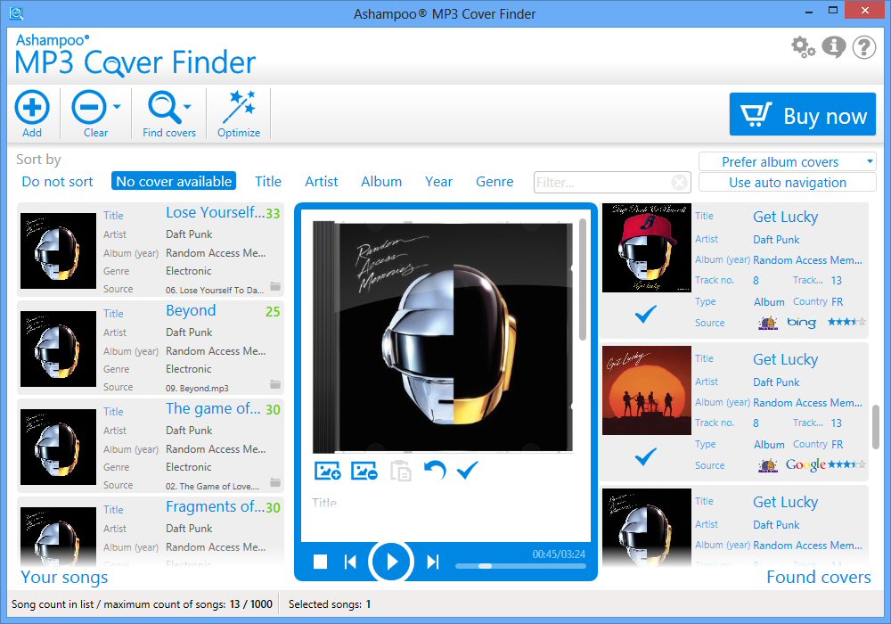 album cover finder software