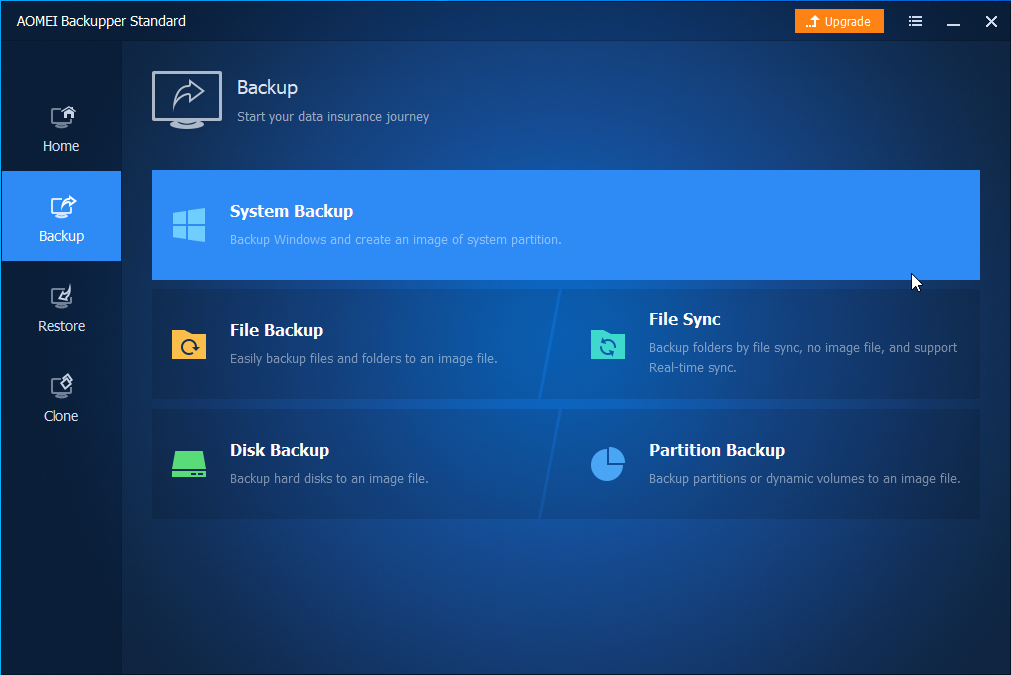 aomei backupper standard 4