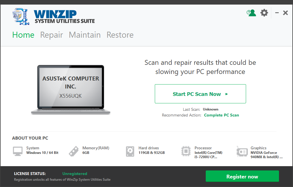 WinZip System Utilities Suite 3.19.0.80 free instals