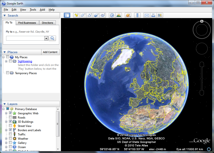 download real time google earth