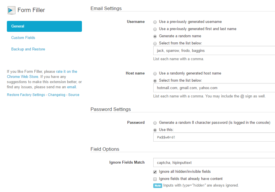 What's the Best Form Filler for Chrome?