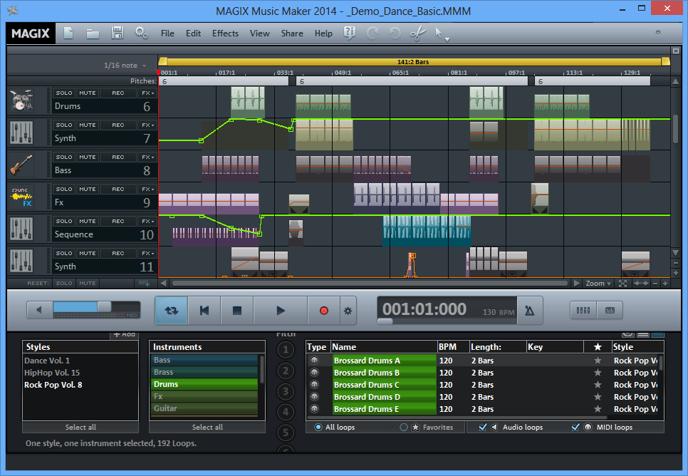 MAGIX Music Maker 2014 free download - Software reviews ...