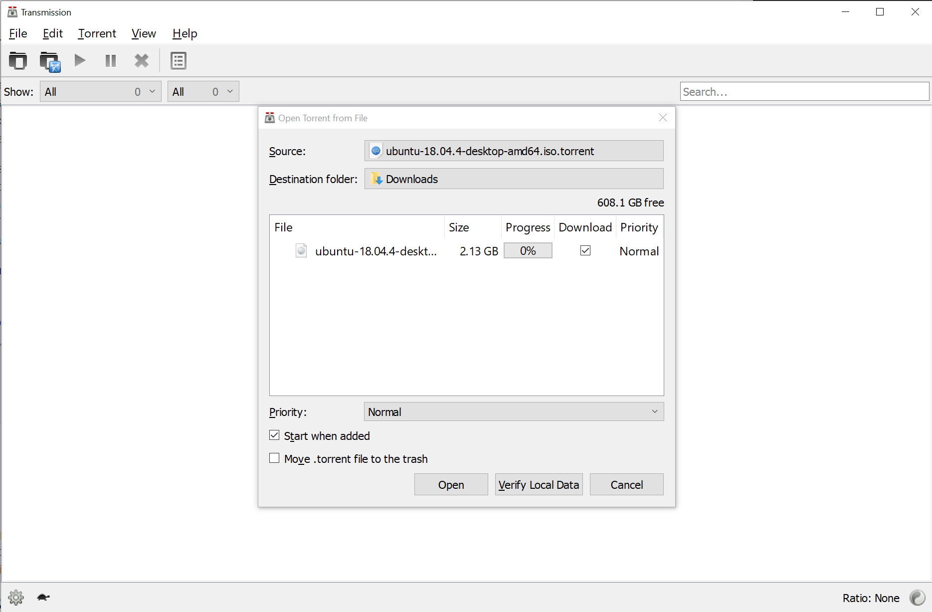 free transmission torrent client