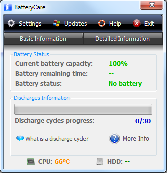 Battery software laptop