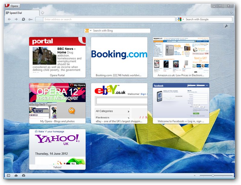 Opera Web Browser For Window Vista