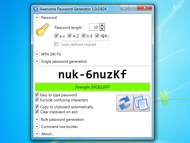 Awesome Password Generator 1 4 0 Free Download Software Reviews