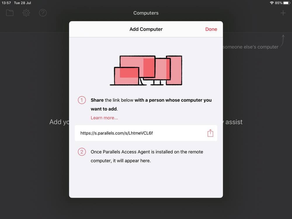 parallels access linux