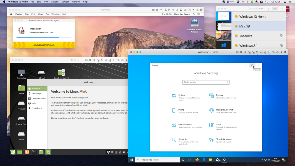 parallels desktop for linux