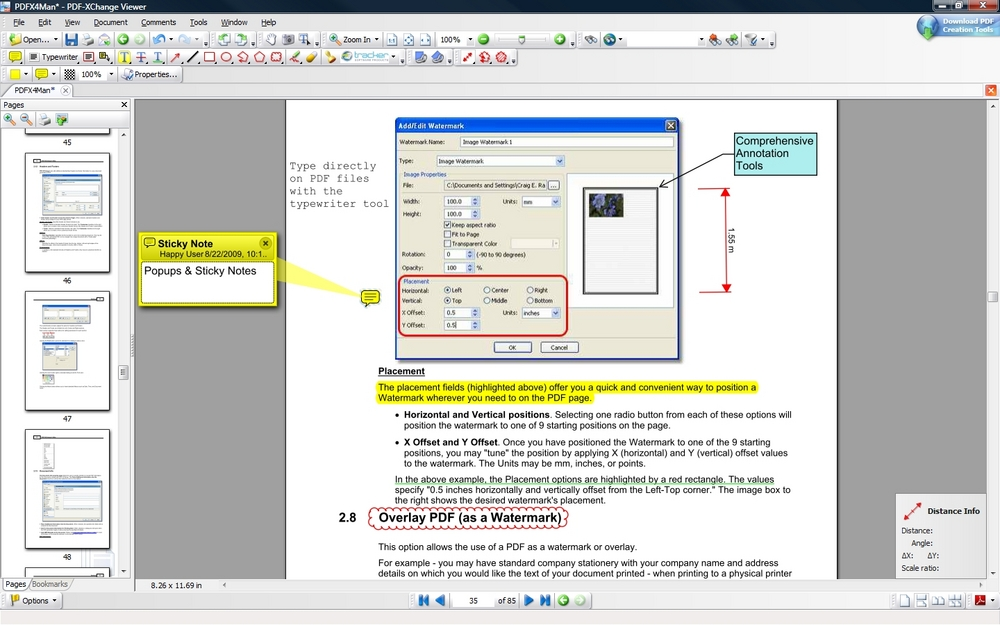 rotate drawing with ez pdf reader pro