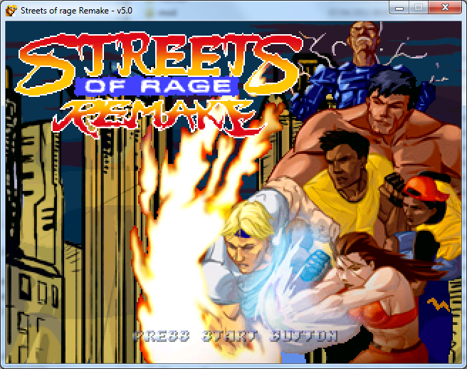 streets of rage remake android glitchy colors