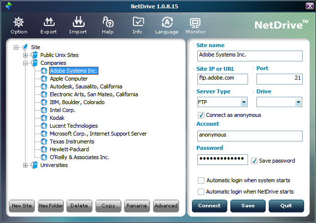 reinstall netdrive