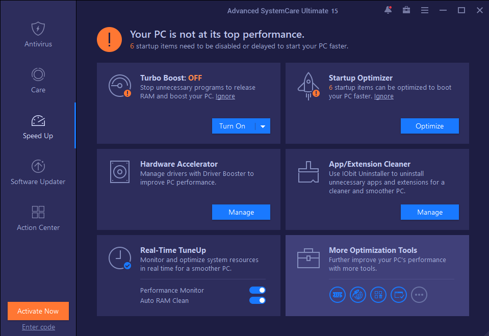 advanced system care iobit