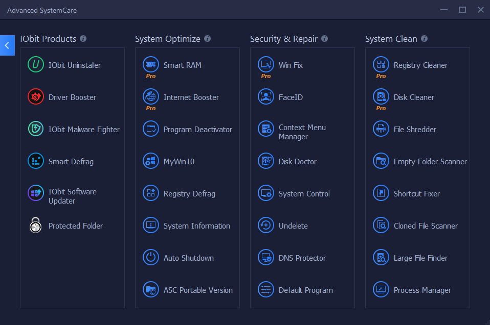 iobit systemcare