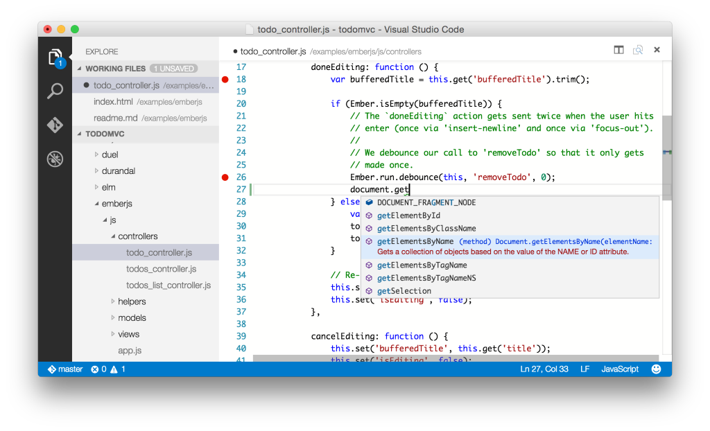 visual studio code editor php