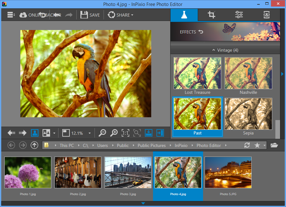 free filters for photos software for pc