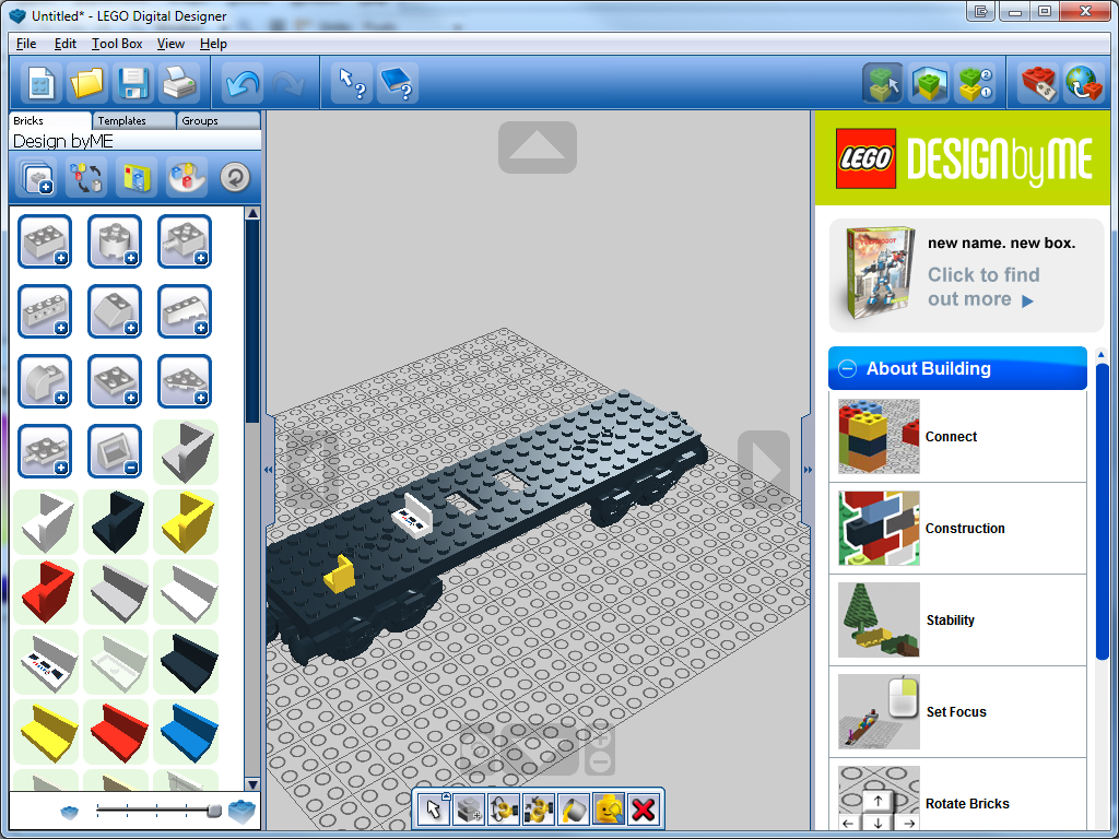 virtual lego building app