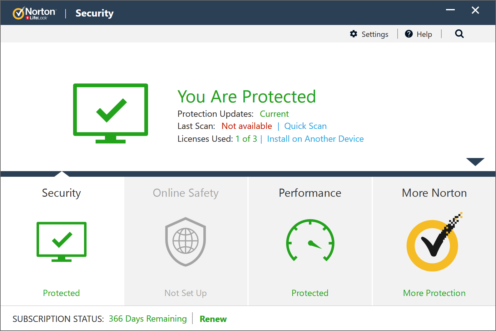 norton virus protection for free