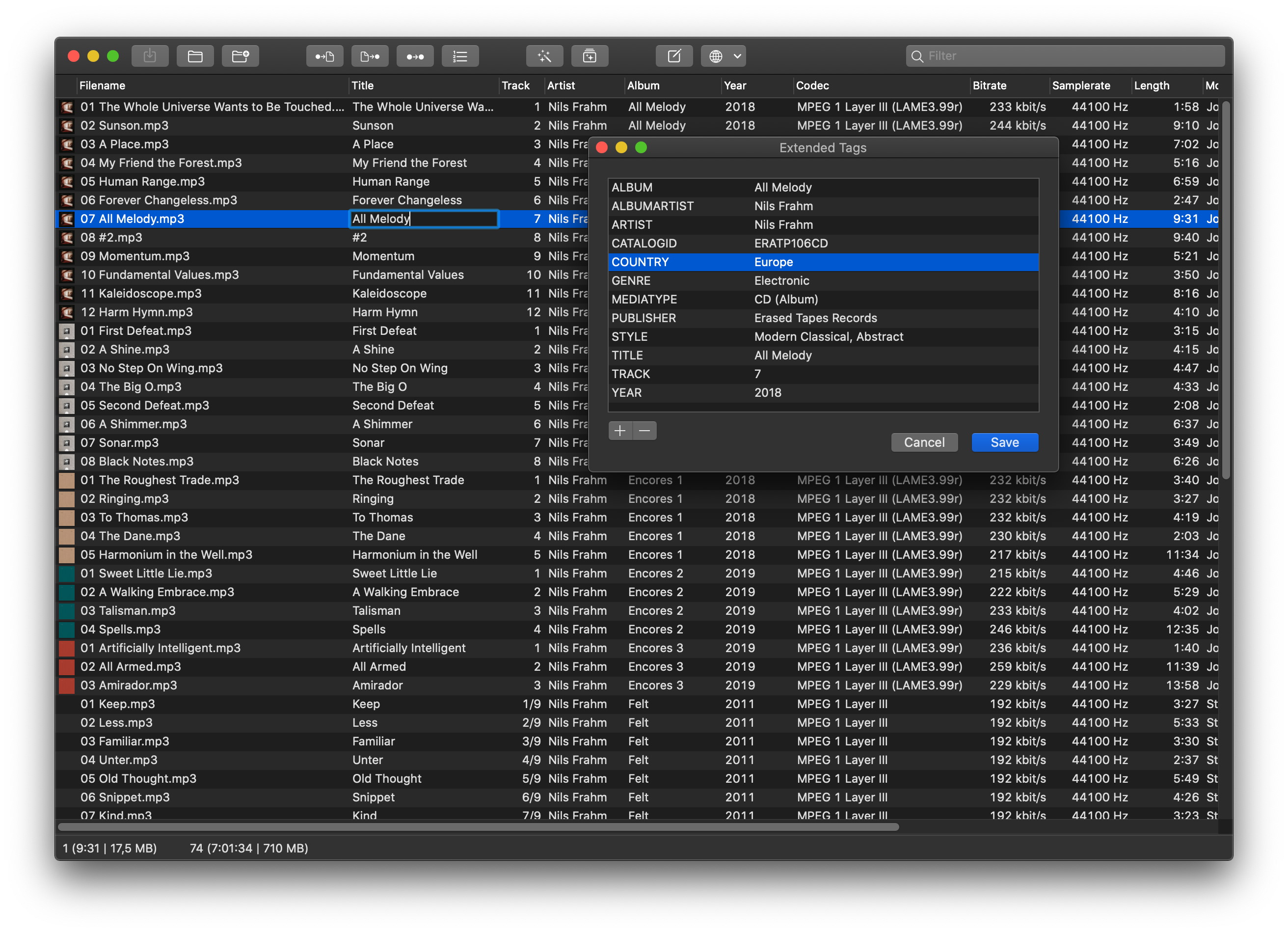 mp3 tag editor mac free