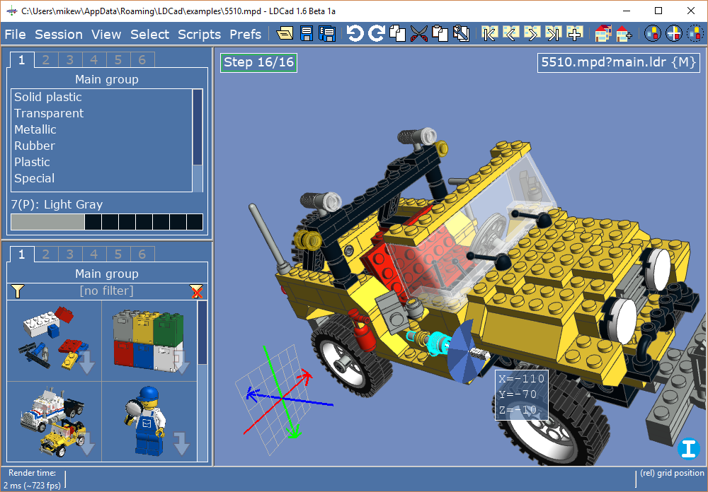 virtual lego building
