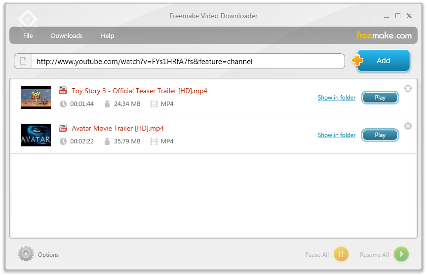 freemake video download manager