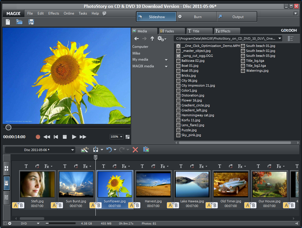 magix photostory deluxe photo themes