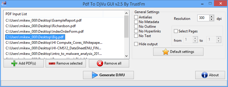 djvu to pdf converter chip