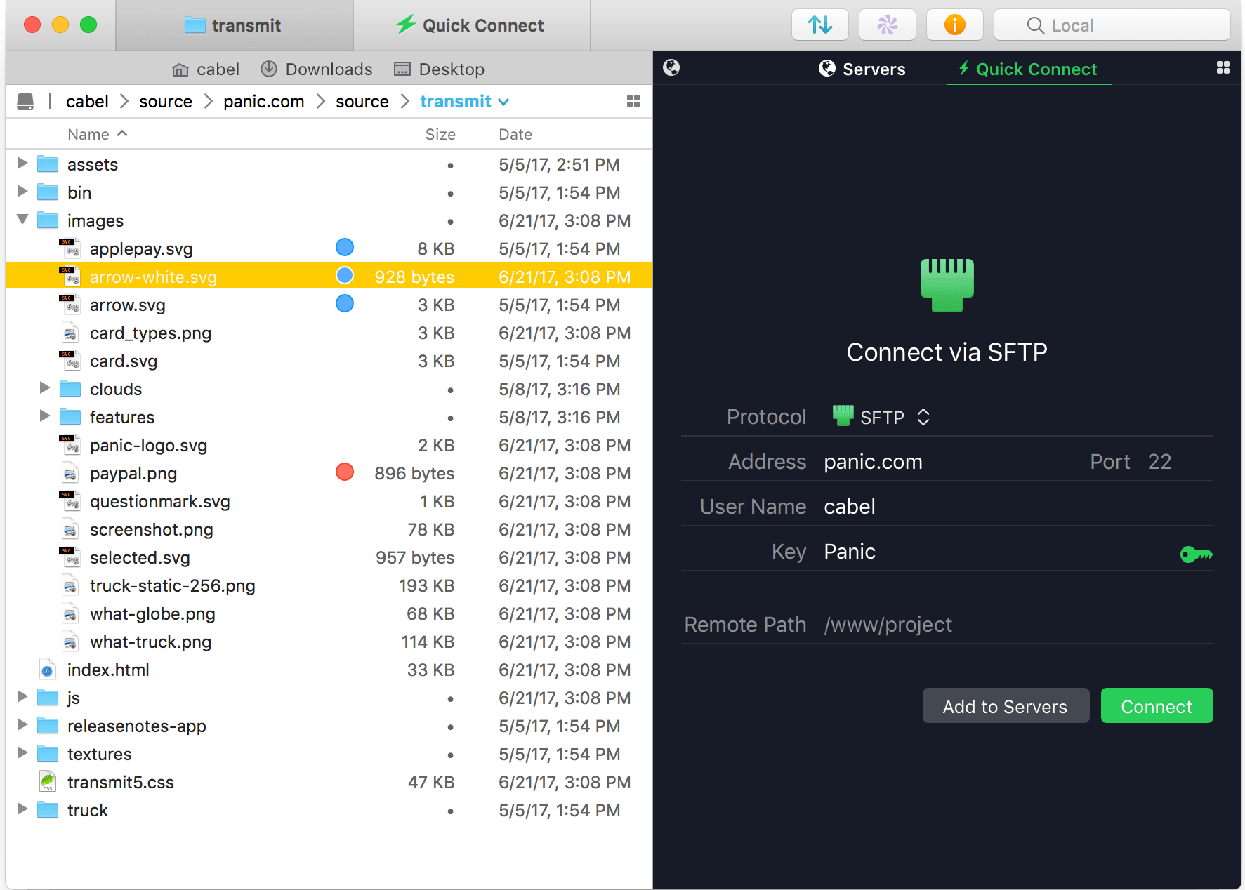 transmit osx